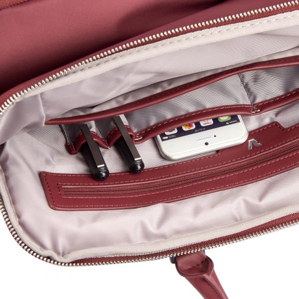Cartella Lavoro Tre Comparti Con Porta Pc 15.6" Roncato Woman Biz Bordeaux - immagine 5