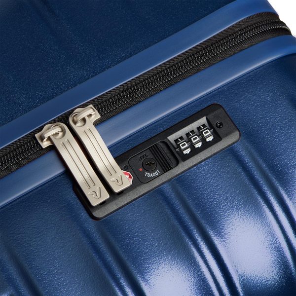Trolley Grande Policarbonato 4 Ruote Roncato Wave Blu - immagine 5