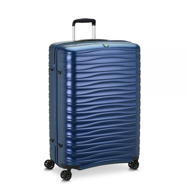 Trolley Grande Policarbonato 4 Ruote Roncato Wave Blu
