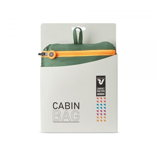 Borsone Cabina Compact Roncato Neon Verde Militare - immagine 7