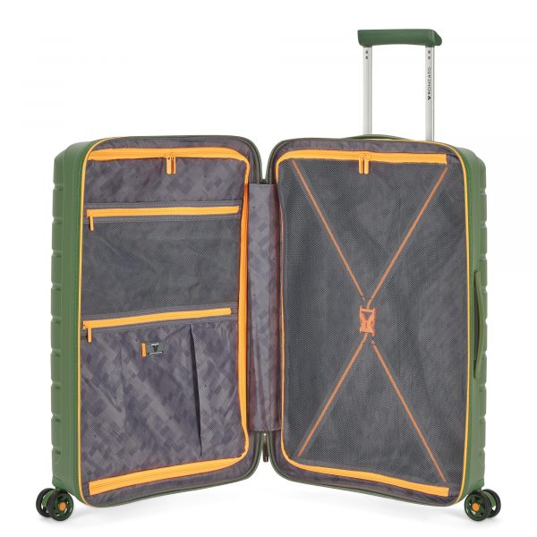 Trolley Medio 4 Ruote Roncato Butterfly Neon Verde Militare - immagine 6