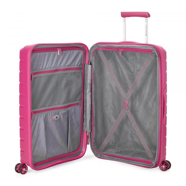 Trolley Medio 4 Ruote Espandibile Roncato B-Flying Magenta - immagine 3