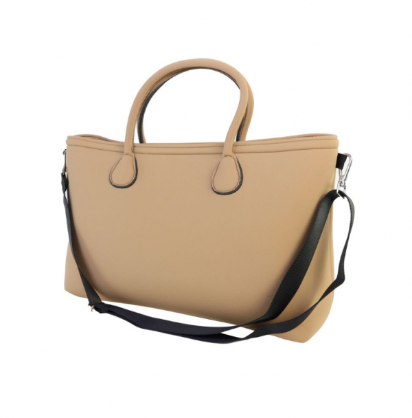 Borsa Donna La Fille des Fleurs Baleari Tekno Fabric Cappuccino - immagine 2